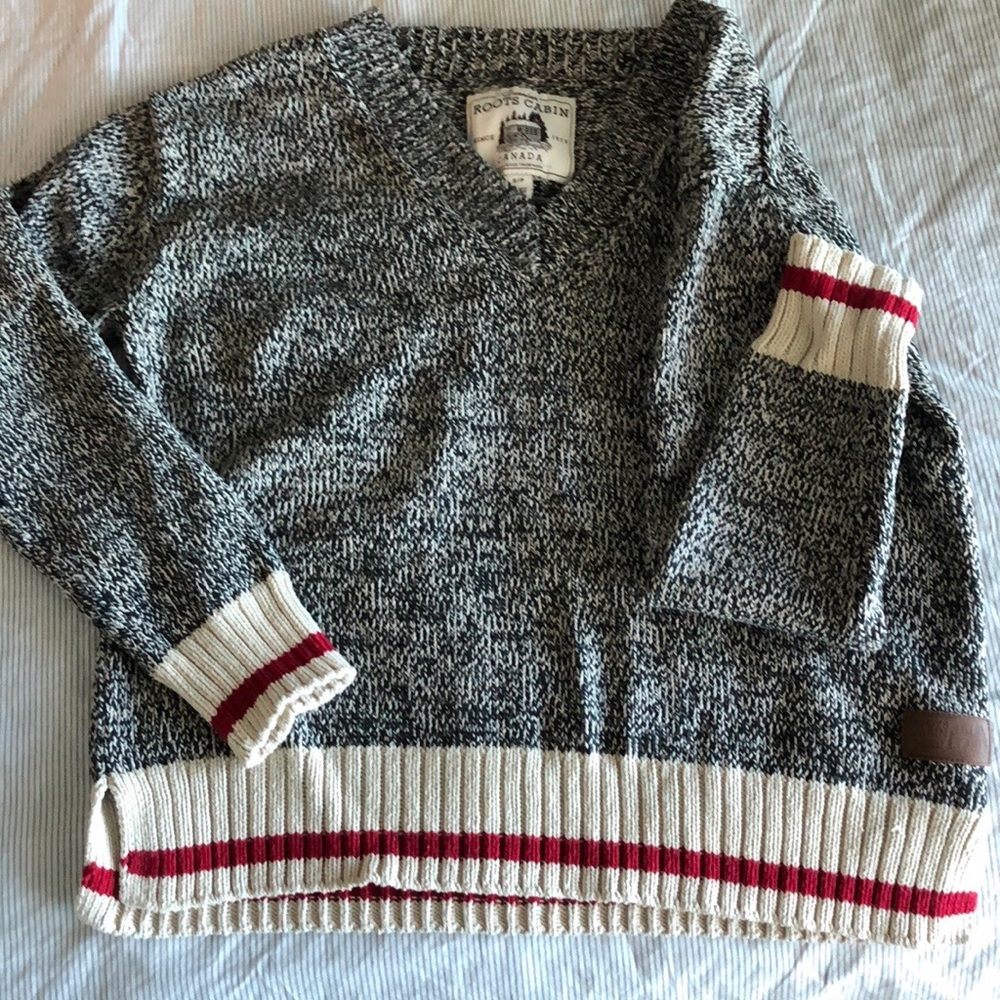 Roots cabin sweater